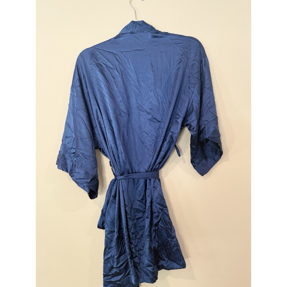 Victorias Secret Womens Kimono Robe Vintage Size Medium Wrap X1297 - Picture 6 of 6